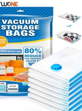 1/5/10pc Vacuum Storage Bags,for Bedding,Pillows,Towel,Cloth