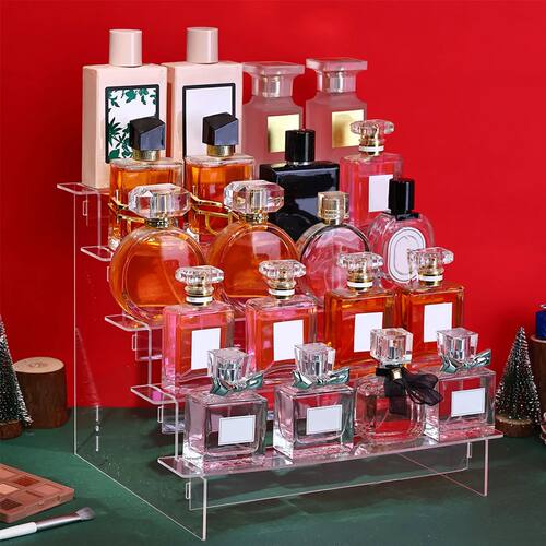 1pc, Transparent Acrylic Display Rack, Perfume, Doll Statue,