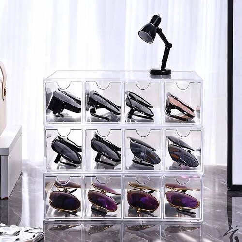 1pc glasses multifunctional transparent acrylic tabletop sto