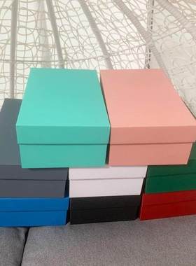 Shoebox Kraft paper box Packing box Packing Gift storage box