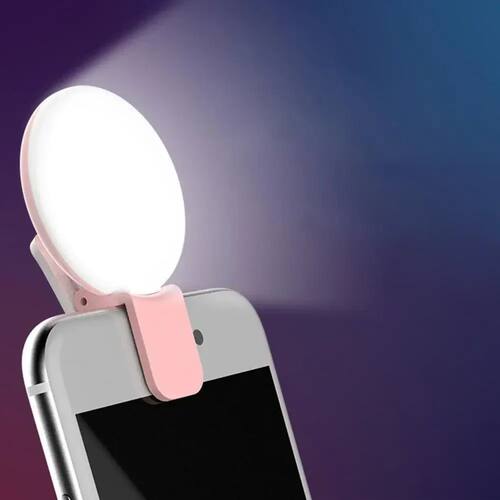 Mobile Phone LED Selfie Ring Light Portable Mini Durable Pra
