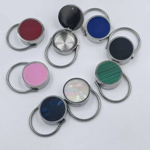 Unique Stainless Steel Lipstick Ring Storage Design Hoop Des