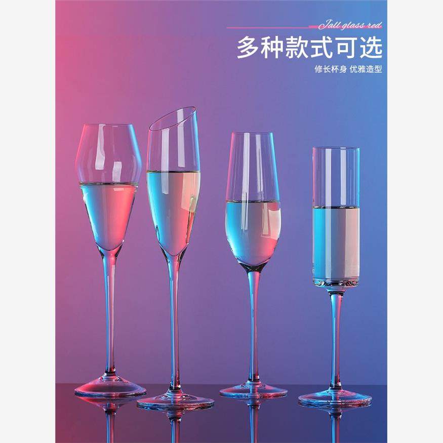 Acrylic plastic red wine glasses of champagne cup wine glass