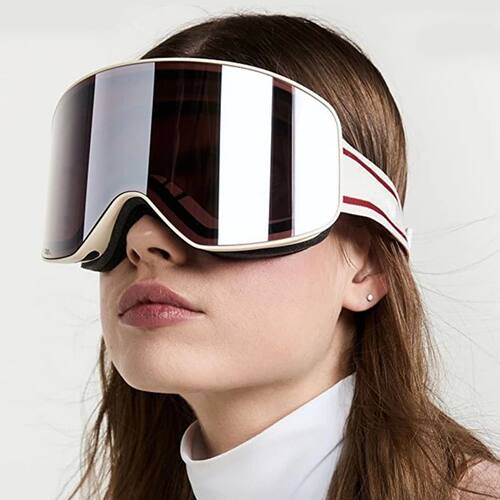 Ski Snowboard Goggles Women Men Skiing Eyewear Mask UV 400 S