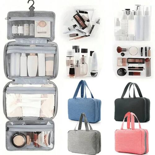 Women's travel toiletries for men-Portable hanging storage b