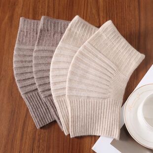 Elastic Thermal 100%Pure Stripe Winter Warm Brace Wool Knee