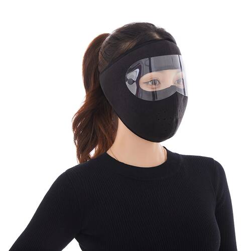 Autumn Winter Warm Mask Polar Fleece With Removable Riding W
