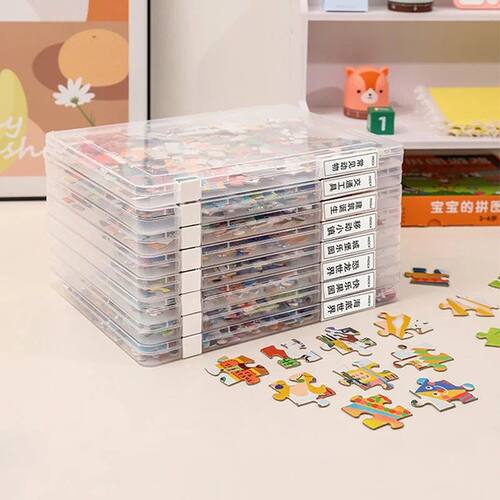 2026 new Useful Puzzle Storage Container PP Material Puzzle