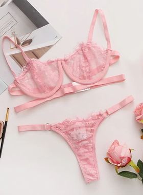 Sexy Lingerie Woman Lace Transparent Underwear Fairy Embroid