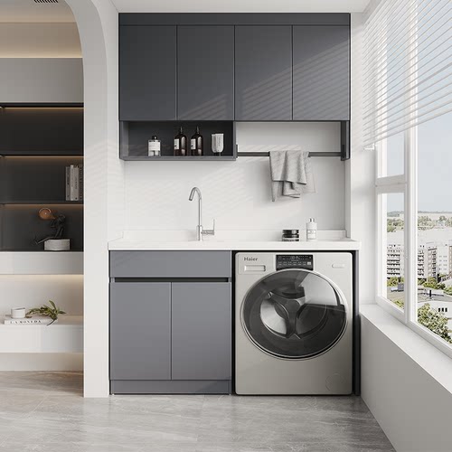 洁诗雅蜂窝铝洗衣柜包安装