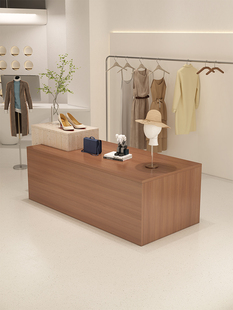 服装店中间展示台女装店中岛桌鞋包店铺流水台陈列柜台商场展示柜