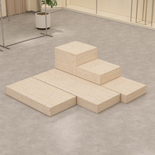 木质模特站台底座鞋店服装店橱窗展示台包店饰品店陈列台直播展台