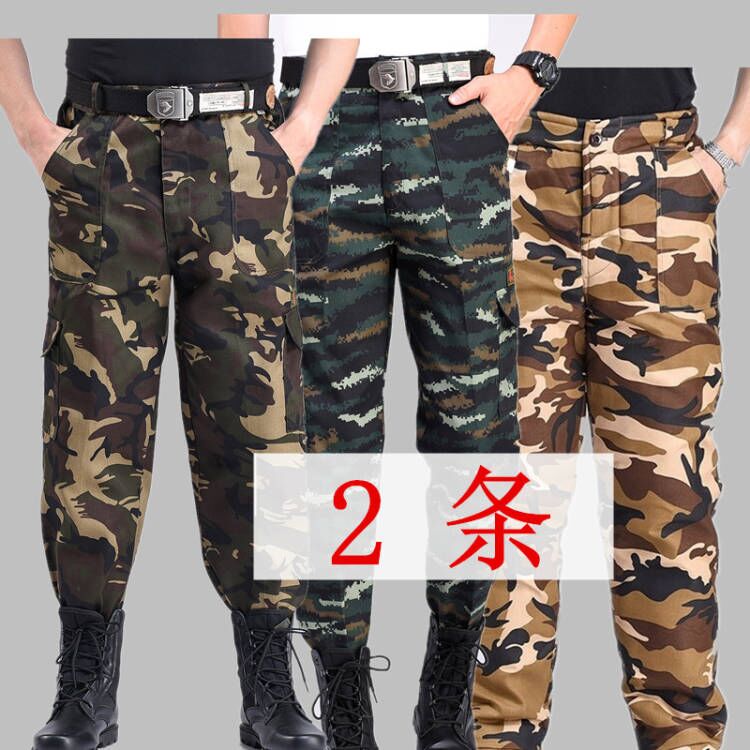 迷彩建筑上班耐磨多口袋长裤工装