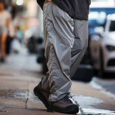 BananaClub金属尼龙运动长裤