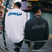 BananaClub T恤纯棉 日系3D立体日文印花复古宽松长袖 Text Tee