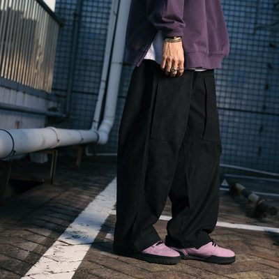 BananaClub立体贴袋直筒长裤