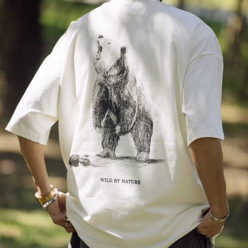 BananaClub“Animal Tee”索罗娜凉感速干动物背后印花短袖T恤