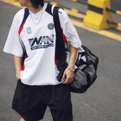 索罗娜面料复古运动球衣