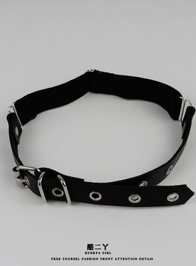 铆钉皮带扣腿环少女朋克大腿绑带ins辣妹原宿哥特洛丽塔丝袜装饰