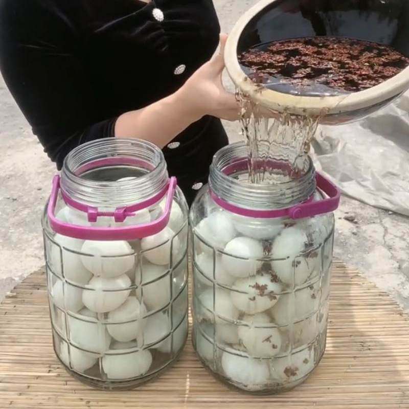 腌鸡蛋的容器淹制玻璃罐腌菜坛子咸菜缸家用密封罐腌咸蛋大口缸