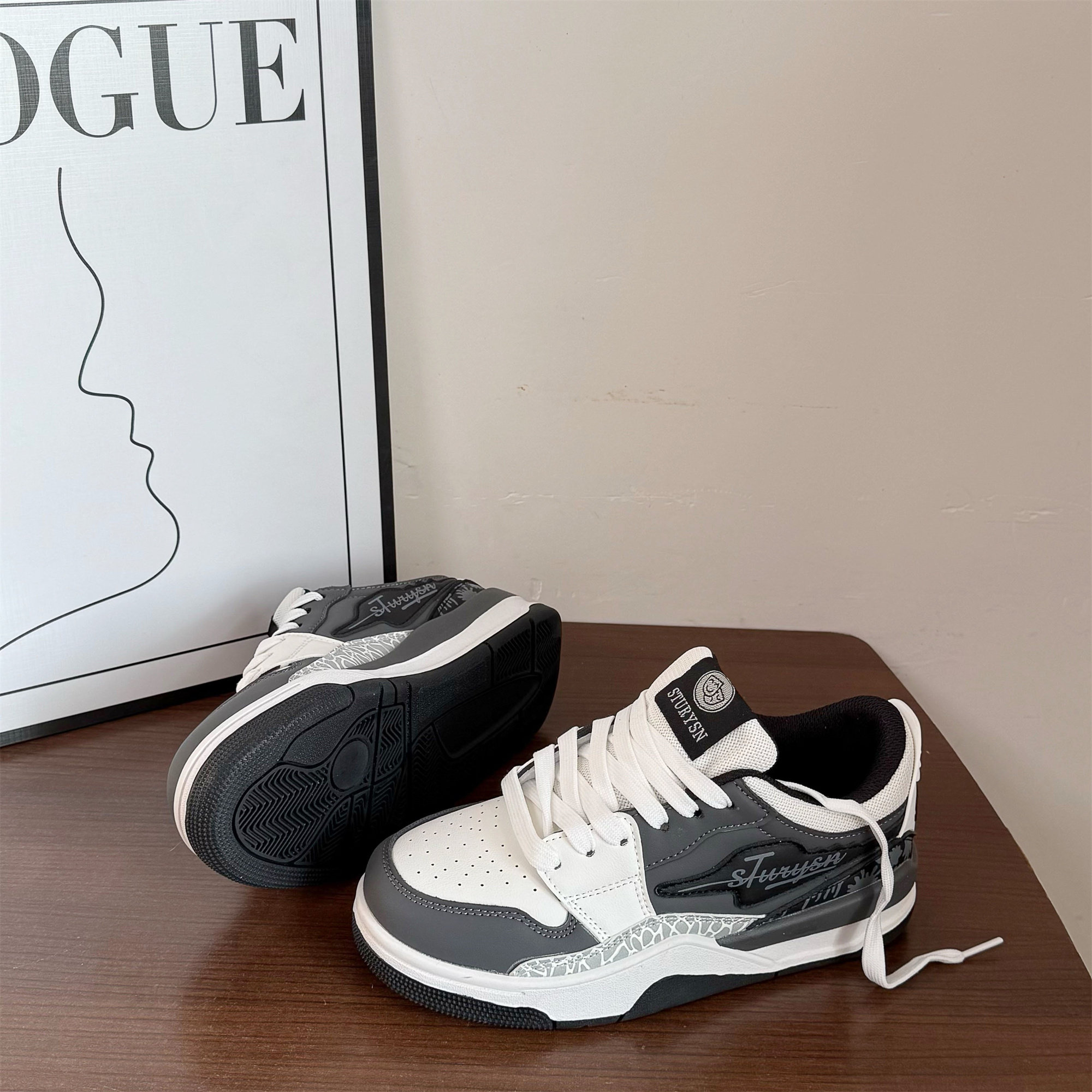 港风厚底原创板鞋女ins2025冬季新款韩版学生小众百搭运动休闲鞋,女鞋,休闲板鞋,淘宝优惠券,粉丝福利购,淘宝优惠卷