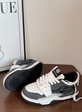 港风厚底原创板鞋女ins2025冬季新款韩版学生小众百搭运动休闲鞋