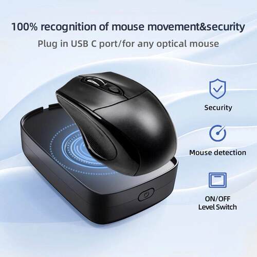 USB Mouse Jiggler Automatic Mouse Movement Simulator With ON