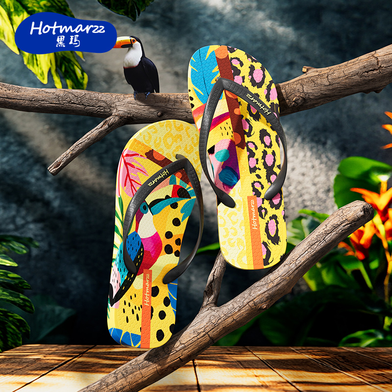 （新品）hotmarzz/黑玛人字拖女