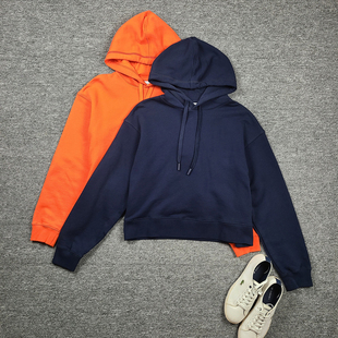 4545五条鱼 法产 宽松版型纯棉连帽抽绳卫衣 舒适帽衫秋冬外套