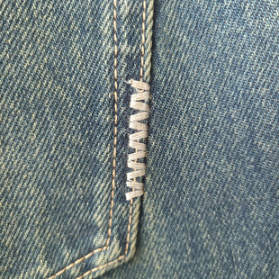 直筒高腰牛仔裤 澳洲高端牛仔 窄版 阔腿裤 子 4947 单宁长裤 腰围76