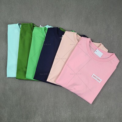 1750鱼 秘鲁/越南多产地 衣橱经典！圆领T恤衫 经典多色短袖小白T