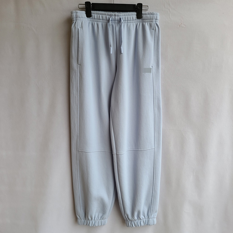 4547鱼 柬埔寨产 创始人签名！双层空气棉款宽松男友风束脚卫裤