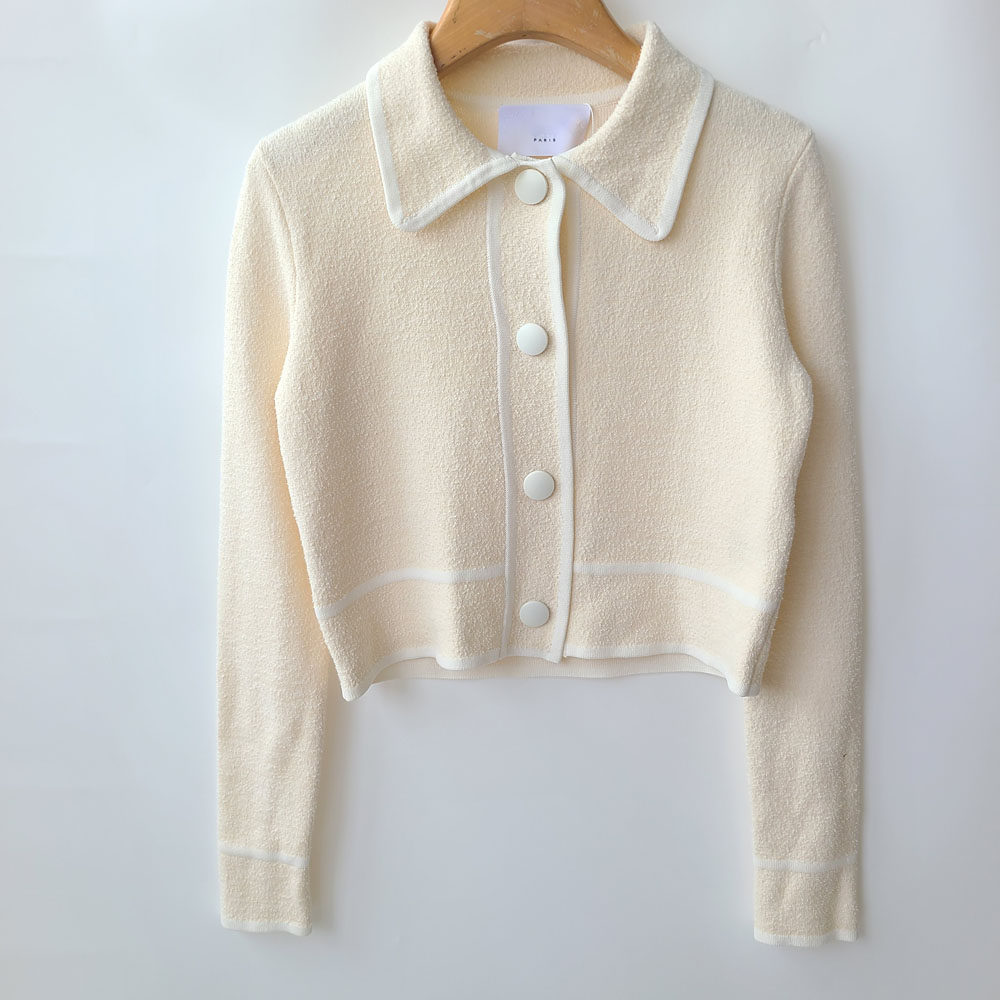 5018法式轻奢CP 名媛针织亲肤开衫+半裙套装 毛衣舒适一整套穿搭