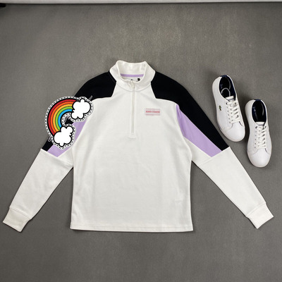 2485鱼 立领半拉链运动卫衣/连衣裙 撞色拼接卫衫 chao酷套头中裙