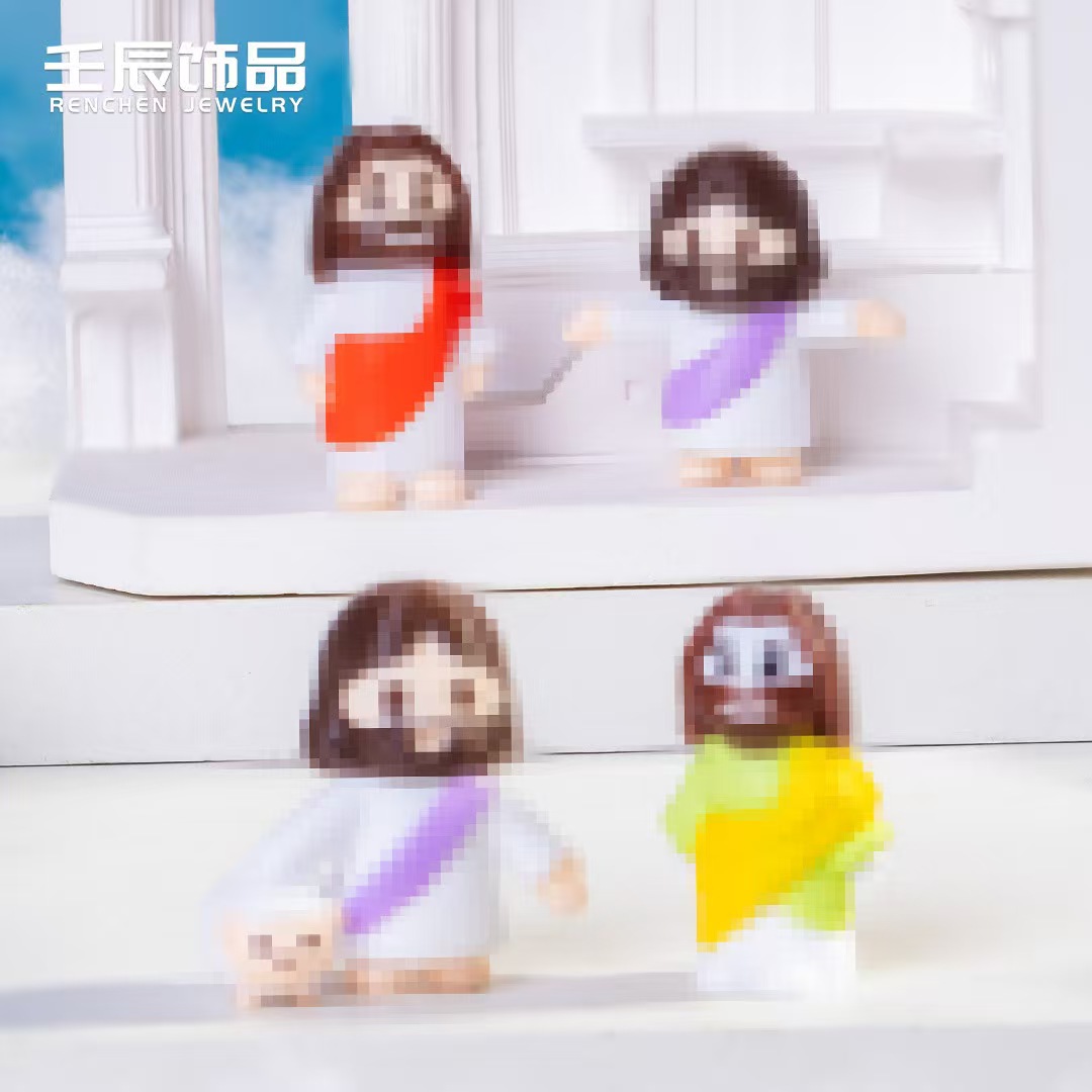 创意复活节mini小人装饰品摆件