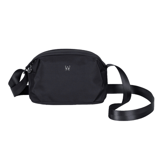 文力质感斜挎小包纯色尼龙休闲帆布牛津布包中老年妈妈旅行防水包