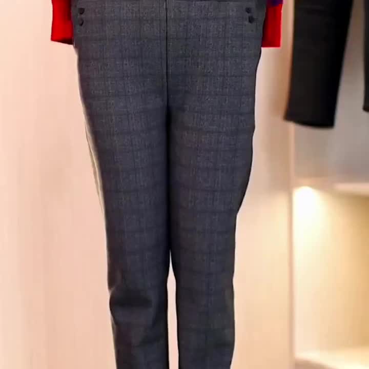 妈妈裤子春秋款中老年女
