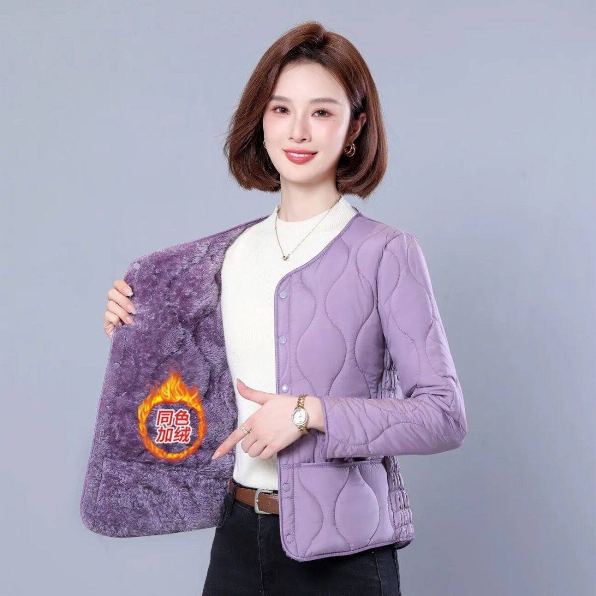小棉袄女短款冬季新款时
