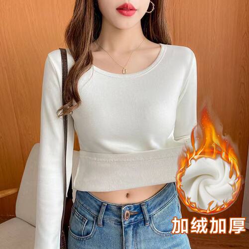 秋冬新款女保暖长袖女加