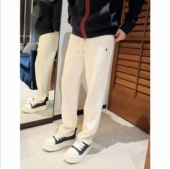 小马长裤 休闲装 秋冬羊毛混纺老钱直筒磨毛厚款 男士 新款 长裤 子