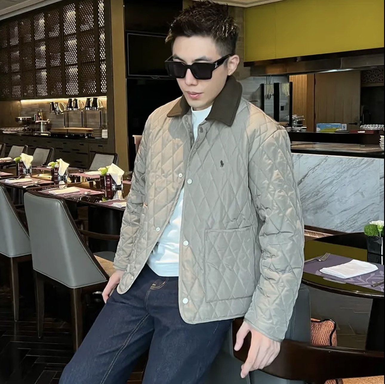 小马刺绣棉服冬季轻奢加厚保暖翻领长袖棉衣外套上衣,男装,棉衣,淘宝优惠券,粉丝福利购,淘宝优惠卷