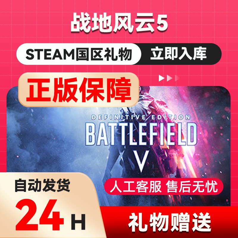 steam正版 战地风云5好友礼物 国区礼物    正版礼物