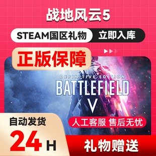 steam正版 战地风云5好友礼物 国区礼物    正版礼物