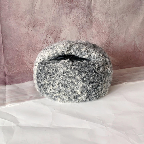 男女通用防风卡拉羔羊皮草雷锋帽