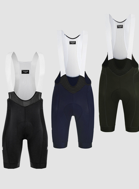 PNS CYCLING丹麦车队Mechanism暗纹面料高弹力公路车骑行背带短裤