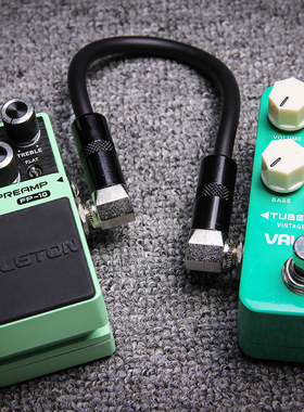 valeton单块线效果器连接线15cm单块短线铜线芯降噪屏蔽线吉他线