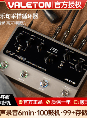 Valeton Looper录音乐句循环效果器VLP-400电木吉他单块调音乐器