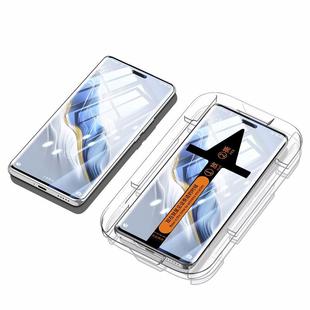精菲适用于荣耀x50钢化膜华为200pro100/90手机膜magic6曲屏5曲面4至臻3新款70贴80保护60se专用50全胶x40v40