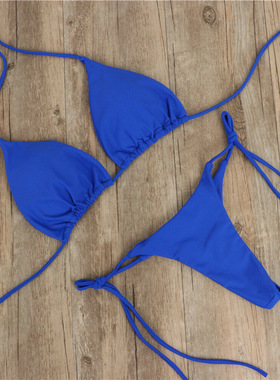 Sexy Bikini Set Thong Swimsuit Bandage Brazilian Swimwear
