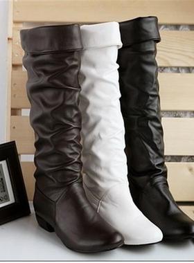 newWomen big size 41 winter long boots low heel high boots